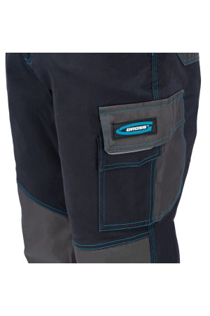 Брюки профессиональные рабочие, 97% хлопок 3% спандекс, L Gross