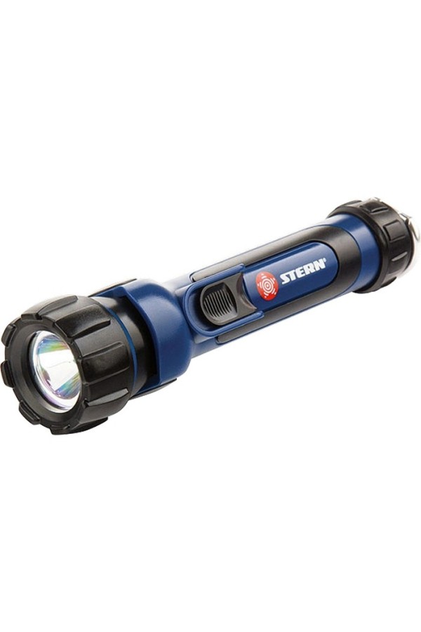 Фонарик светодиодный, противоударный, влагозащищенный, 1 яркий Led, 2 х АА Stern