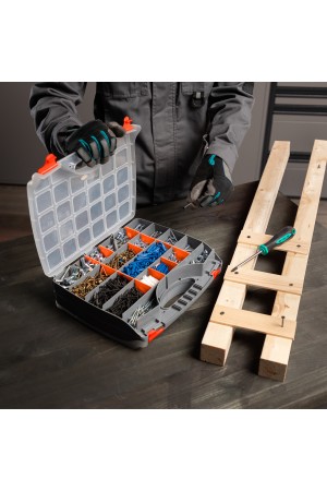 Органайзер двухсторонний 325 x 280 x 85 мм, пластик Россия Stels