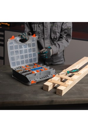 Органайзер двухсторонний 325 x 280 x 85 мм, пластик Россия Stels