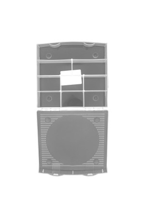 Блок для мелочей, 17 x 16 см, прозрачный матовый Сибртех