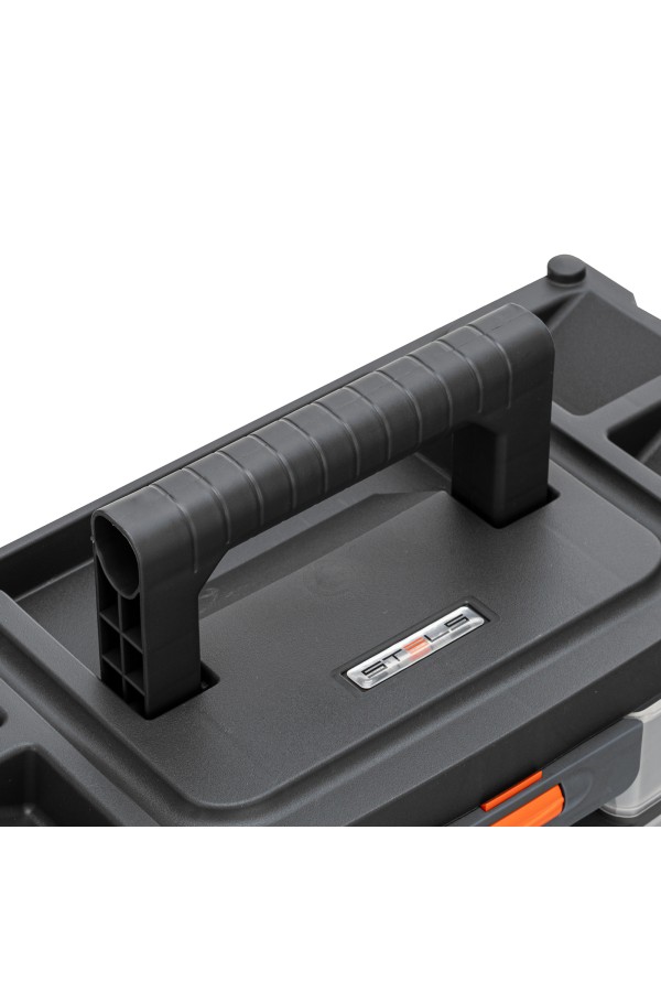 Органайзер для хранения с выдвижными лотками 310х150х260мм, 4 секции, пластик Stels