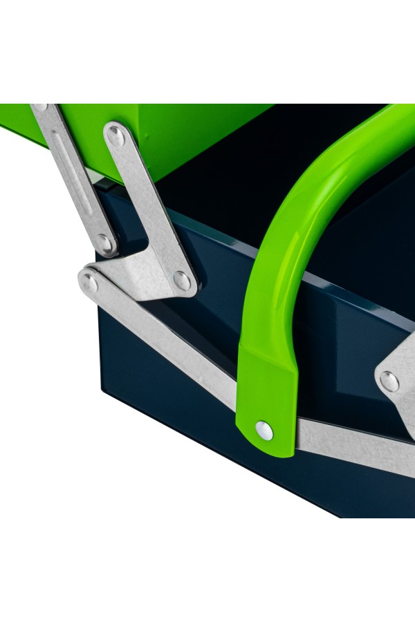 Ящик для инструмента, 430 х 200 х 160 мм, три секции, металлический Сибртех