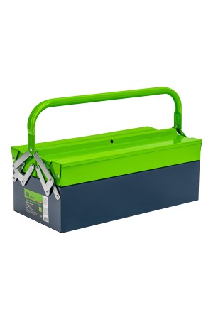 Ящик для инструмента, 430 х 200 х 160 мм, три секции, металлический Сибртех