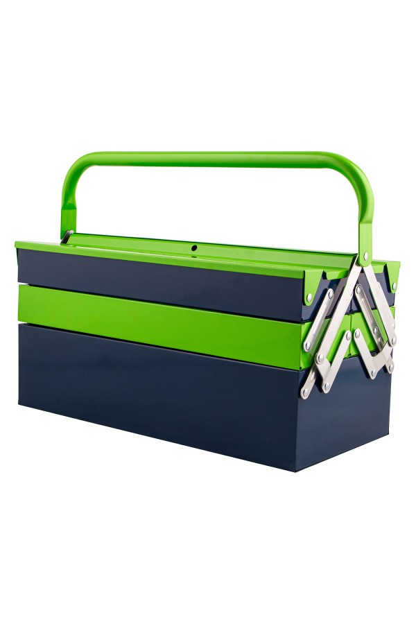 Ящик для инструмента, 430 х 200 х 200 мм, пять секций, металлический Сибртех 90751