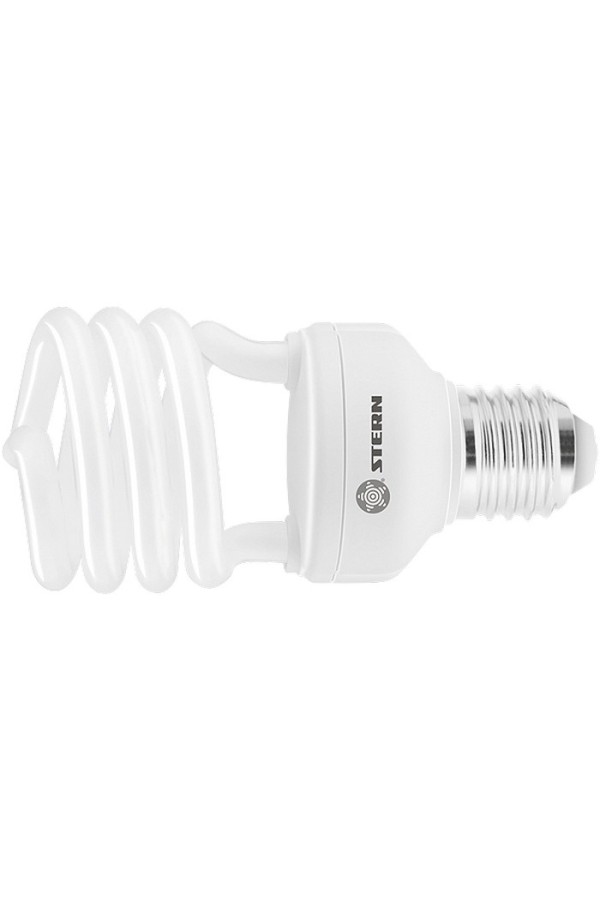 Лампа компактная люминесцентная, полуспиральная, 30 W, 2700K, E27, 8000ч Stern