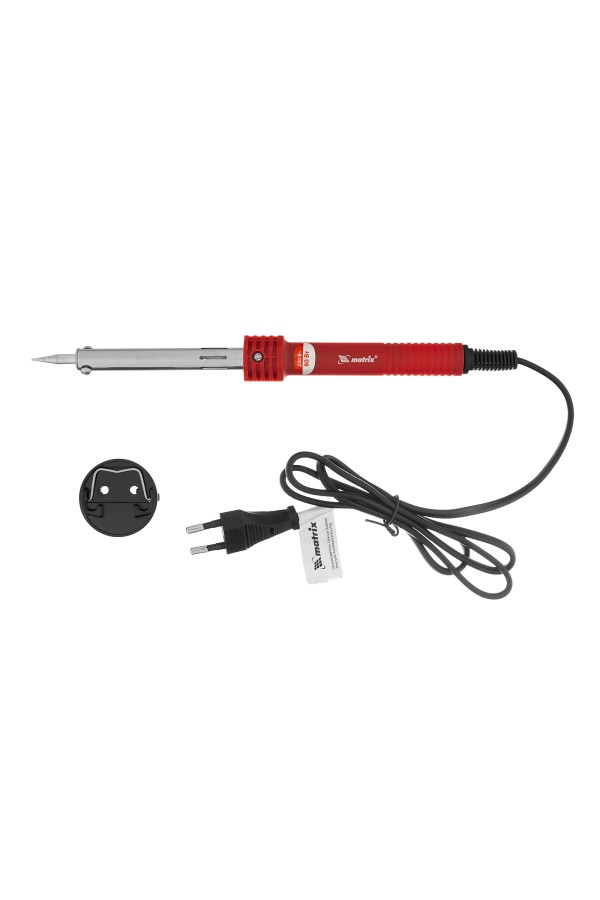 Паяльник, пластиковая рукоятка, медный наконечник с долговечным защитным покрытием, 220 В, 60 W Matrix