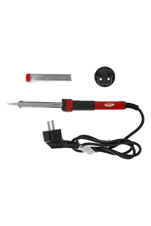 Паяльник, пластик ABS, класс защиты 1, индикатор, медный наконечник с долговечным покрытием, 220 В, 60 W Matrix