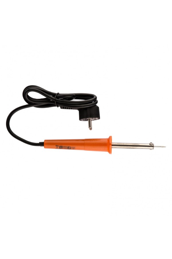 Ремонтный набор электрика 7 предметов: паяльник 30 Вт, припой, флюс, две отвёртки, пинцет, подставка Sparta