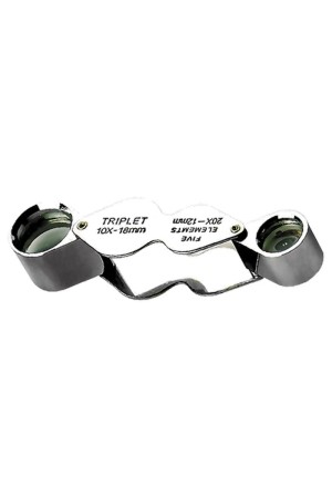 Лупа складная 10-ти и 20-кратная, D 18 мм, D 12 мм Sparta