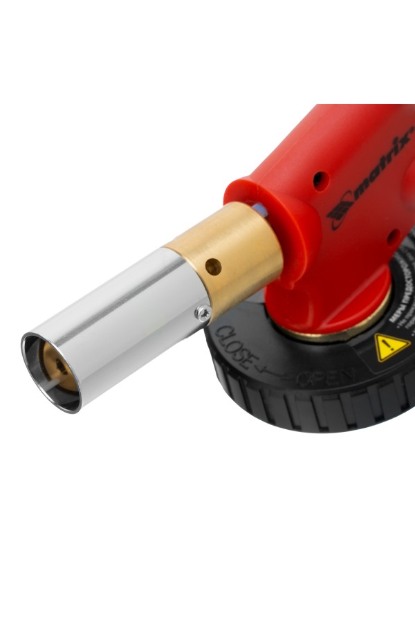 Профессиональная горелка на бутановый баллон, пьезоподжиг, расширенное сопло Matrix