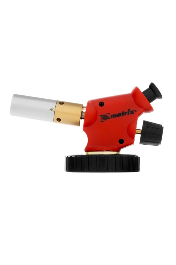 Профессиональная горелка на бутановый баллон, пьезоподжиг, расширенное сопло Matrix
