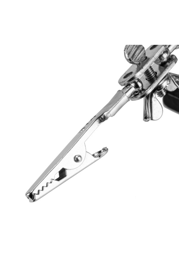 Зажим для пайки "Третья рука" с лупой Sparta