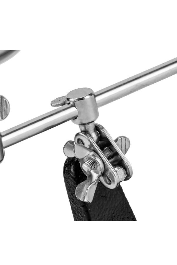 Зажим для пайки "Третья рука" с лупой Sparta