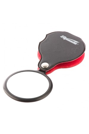 Лупа 2.5 кратная, D 50 мм, складная карманная Sparta