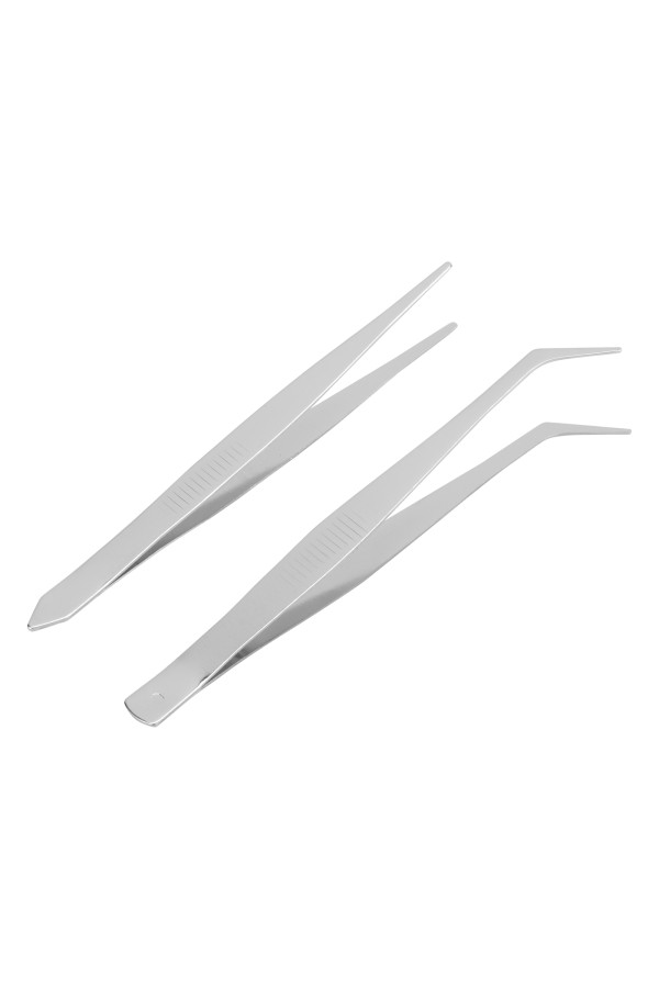 Набор пинцетов из нержавеющей стали, 2 шт, Sparta