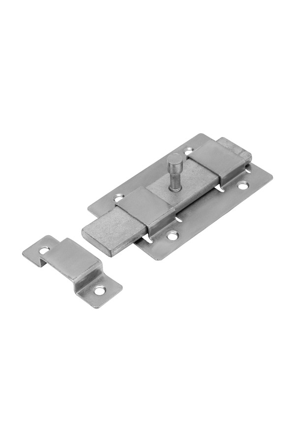 Задвижка дверная ЗД-02, цинк, (Металлист)