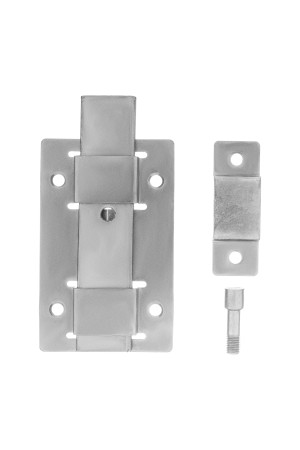 Задвижка дверная ЗД-02, цинк, (Металлист) Россия