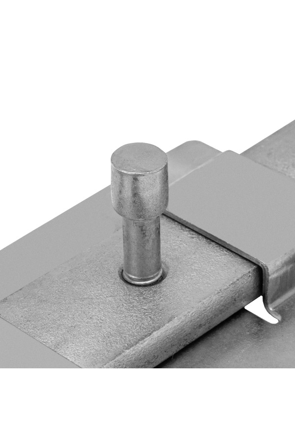 Задвижка дверная ЗД-02, цинк, (Металлист)