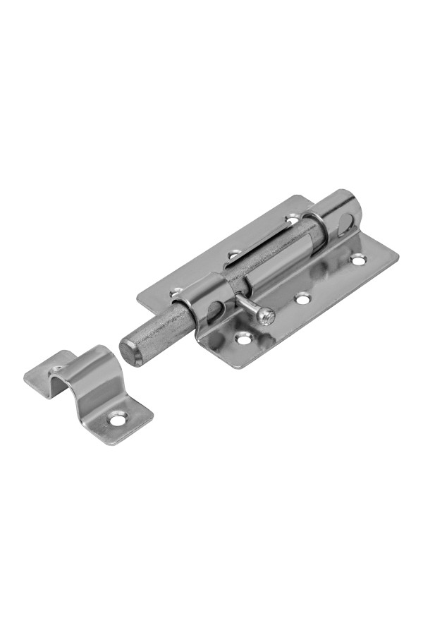 Задвижка дверная ЗД-08, цинк, (Металлист)