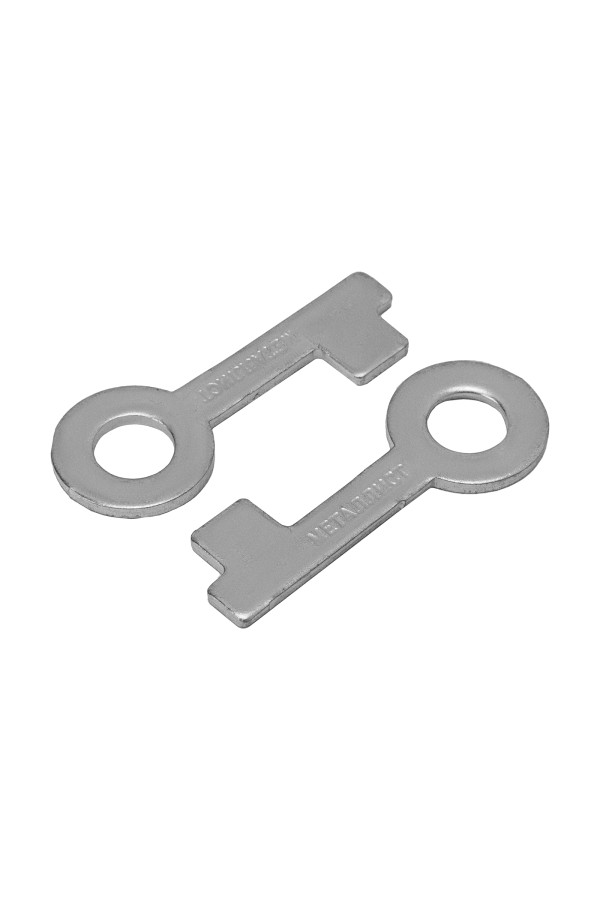 Замок навесной-контрольный, цинк, (Металлист)