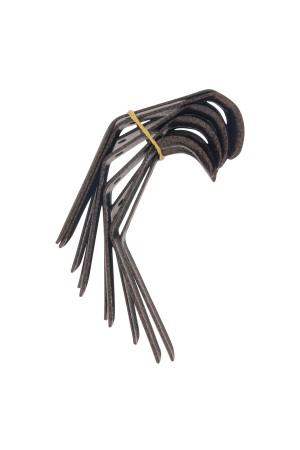 Крючок-вешалка №4, антик медь, 10 шт, (Металлист) Россия