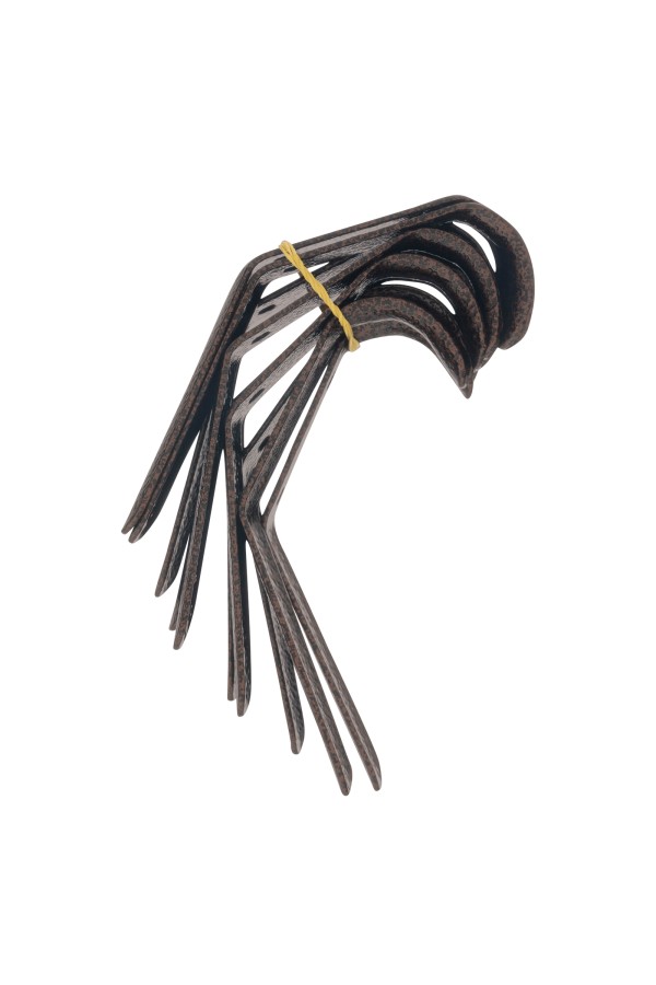 Крючок-вешалка №4, антик медь, 10 шт, (Металлист)