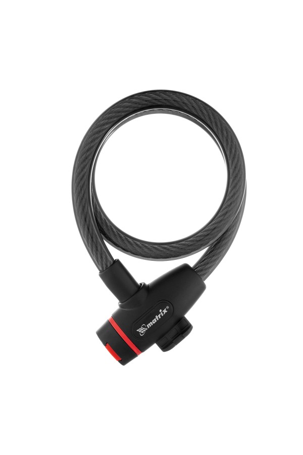 Замок тросовый универсальный, 12 х 650 мм Matrix