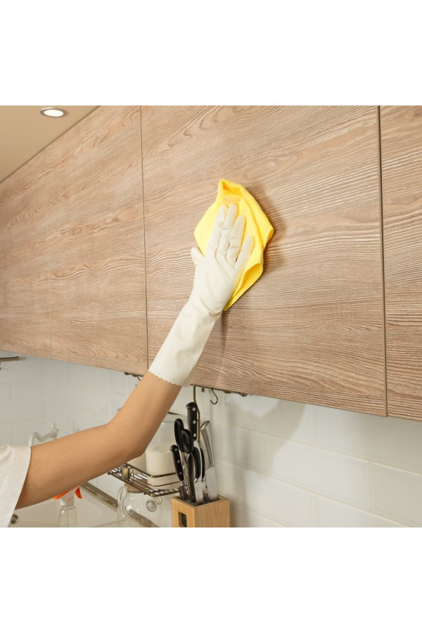 Салфетка универсальная из микрофибры 300 x 300 мм, жёлтая, Home Palisad