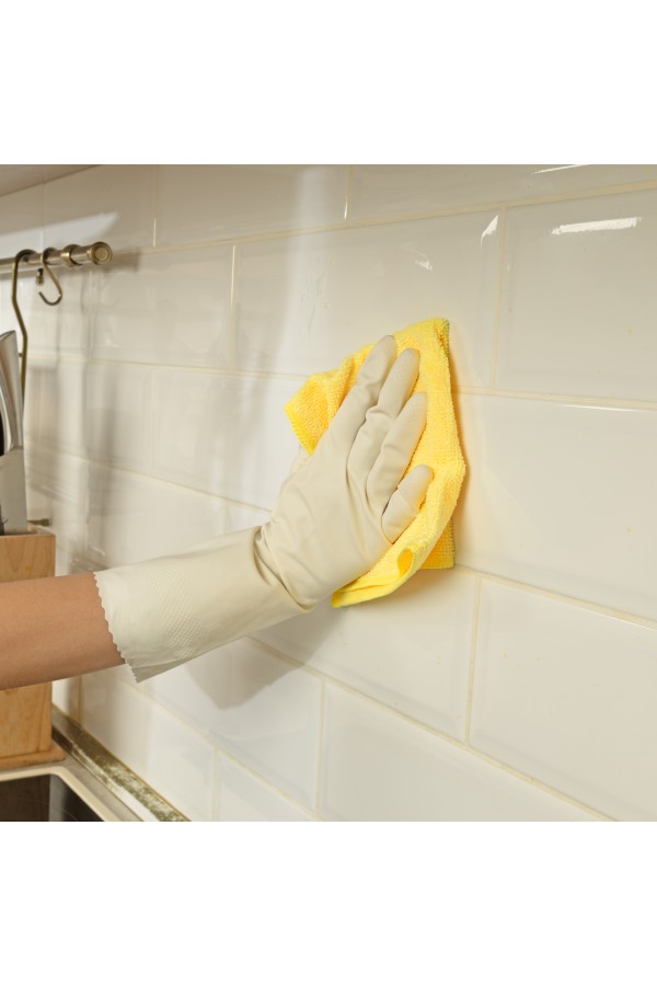 Салфетка универсальная из микрофибры 300 x 300 мм, жёлтая, Home Palisad