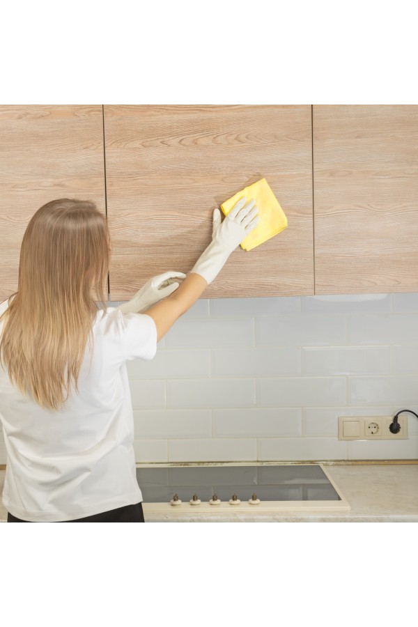 Салфетка универсальная из микрофибры 300 x 300 мм, жёлтая, Home Palisad