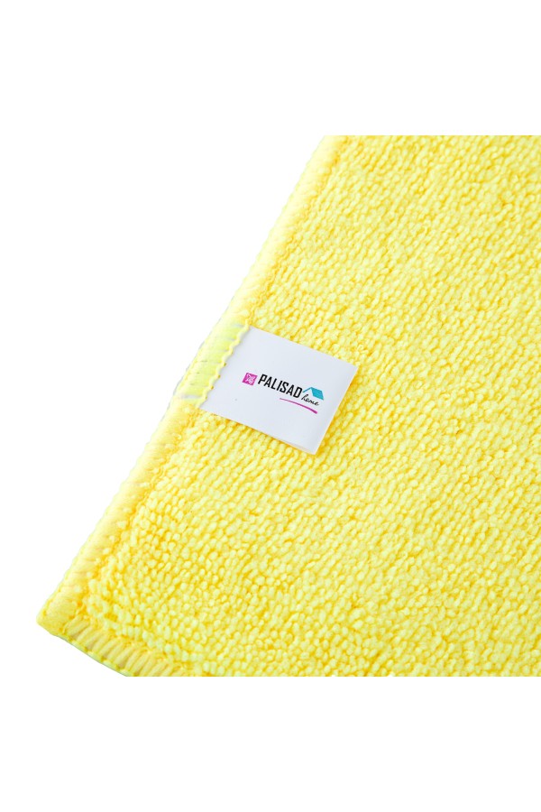 Салфетка универсальная из микрофибры 300 x 300 мм, жёлтая, Home Palisad