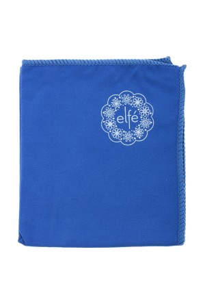 Салфетка из микрофибры для оптики, стекол и зеркал синяя 350 х 300 мм Elfe