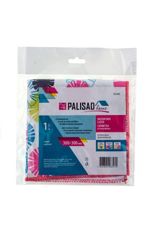 Салфетка из микрофибры универсальная, 300 х 300 мм, цветная, Home Palisad