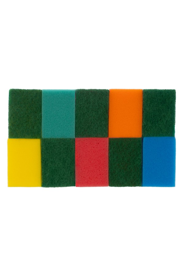 Губки для посуды Optima MAXI, 98 x 65 x 31 мм, 10 шт., Home Palisad