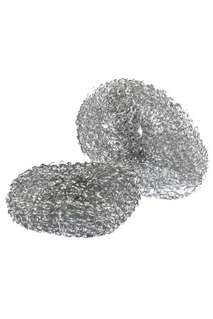 Скраб для посуды, 2 шт, металлический, Россия Elfe