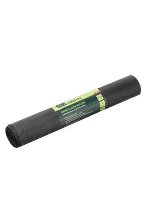 Пакеты для мусора 220л*10шт пвд, сверхпрочные, 60 мкм, длинный ролик, Россия Сибртех