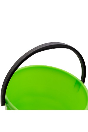 Ведро пластмассовое круглое 13 л, с крышкой, Light Elfe