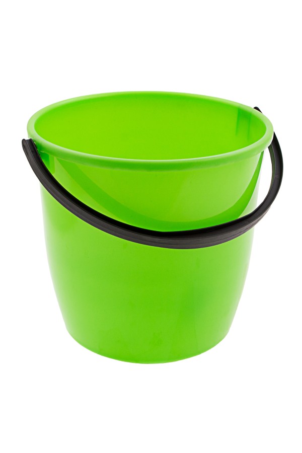 Ведро пластмассовое круглое 13 л, с крышкой, Light Elfe