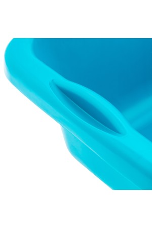 Таз пластмассовый прямоугольный 25 л, бирюзовый, Home Palisad