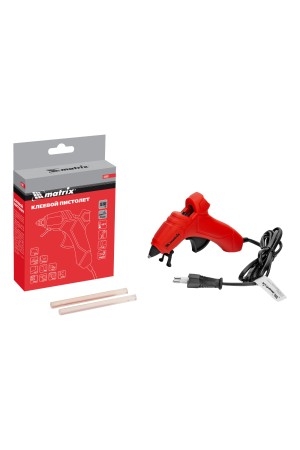 Клеевой пистолет, 7 мм, 15 (60) Вт, 8 г/мин Matrix
