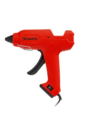 Клеевой пистолет, 11 мм, 40 (100) Вт, 18 г/мин, выключатель и индикатор напряжения Matrix