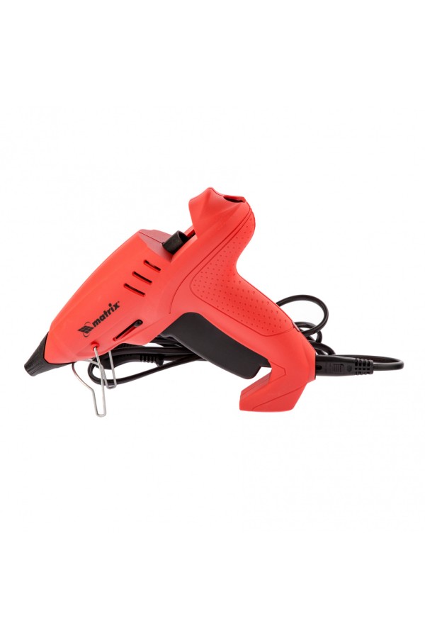 Клеевой пистолет 11 мм, подставка, кейс, 20 (160) Вт, 16 г/мин, регулятор 150-200° Matrix