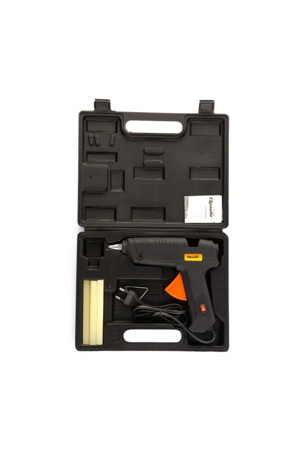 Клеевой пистолет с выключателем 11 мм, в кейсе, 80 Вт, 10 г/мин Sparta