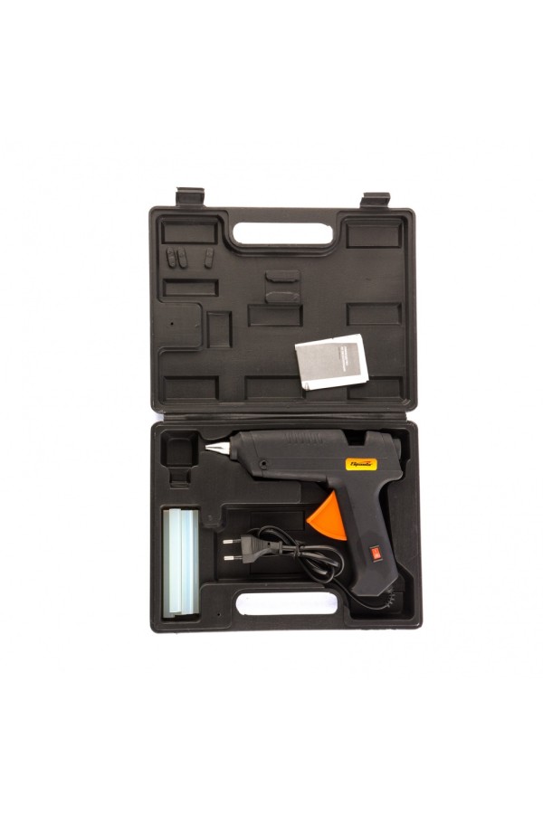 Клеевой пистолет с выключателем 12 мм в кейсе, 100 Вт, 8 г/мин Sparta