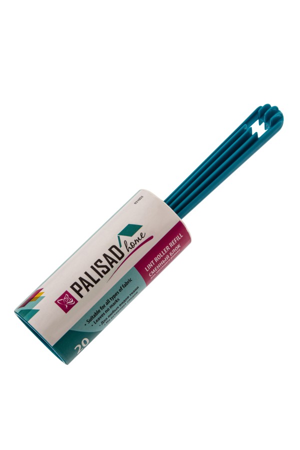 Набор: чистящий ролик для одежды с двумя сменными блоками, 20 слоев, Home Palisad