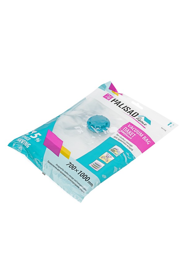 Вакуумный пакет для упаковки и хранения вещей, 70 х 100 см, Home Palisad