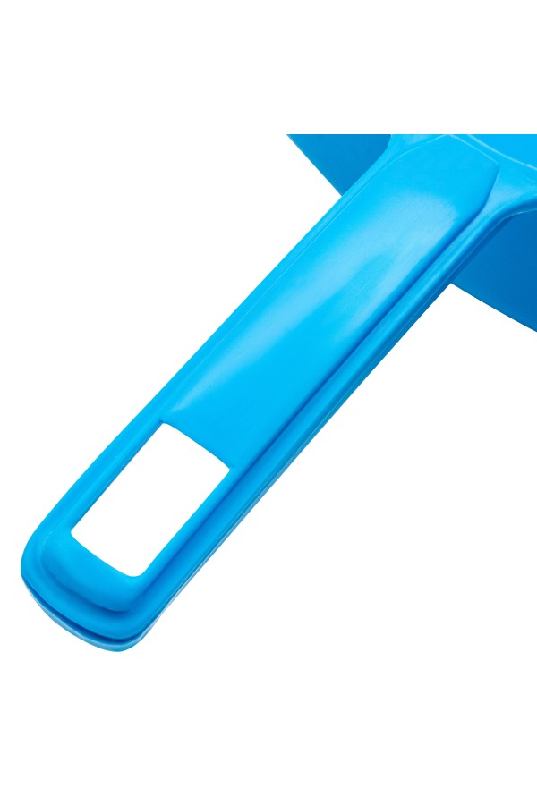 Набор: совок с кромкой 330 x 225 мм и щетка-сметка 285 мм, голубой, Home Palisad