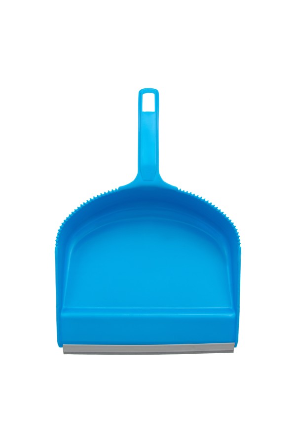 Набор: совок с кромкой 330 x 225 мм и щетка-сметка 285 мм, голубой, Home Palisad