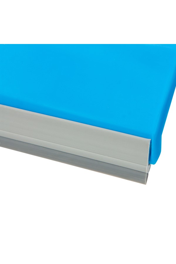 Набор: совок с кромкой 330 x 225 мм и щетка-сметка 285 мм, голубой, Home Palisad